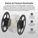 ANYCUBIC Filament PETG 1 kg - Noir image 1