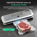 ATSHARK VS6621 Machine de mise sous vide 5-en-1 avec écran tactile et 50 sacs sous vide inclus - Blanc image 4