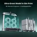 ANYCUBIC Kobra 3 Max Combo multicolor filament 3D-printer met hoge printsnelheid tot 600 mm/s, bouwvolume 420 × 420 × 500 mm image 4