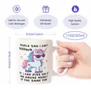 Alphynix 1pc 11oz White Mug with "I Can Piss You Off And Amuse Myself" Sassy Unicorn Quote, Funny Christmas or Thanksgiving Gift image 7