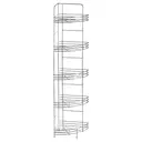 Maison by Premier 5 Tier Chrome Corner Storage Rack image 0