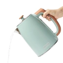 Haden Dorchester Digital Kettle, Variable Temperature, Sage Green Coated Stainless Steel & Wooden Effect - 201270 image 6