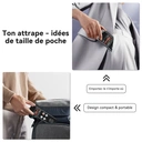 Rexsun L357 Enregistreur vocal avec réduction du bruit en aluminium, 128 Go image 3