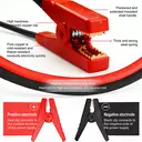 EAFC 2000A Car Jump Starter with 10000mAh Battery, Portable Emergency Power Supply for Gas and Diesel Vehicles (Up to 6.0L Gas / 4.0L Diesel), 12V Auto Battery Booster with LED Flashlight & Safety Protection image 5