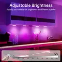 Homelist Lot de 6 spots LED RGB avec détecteur de mouvement, avec télécommande, lampe de chevet LED sans fil et rechargeable, pour murs, escaliers, cuisine, placards, sous meuble, armoires image 2