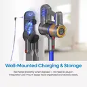 UNINELL HOME UV1 Cordless Vacuum Cleaner, 45000Pa/450W, 60 Mins Runtime, Lightweight Anti-Tangle Stick, Wall-Mount Charging, For Pet Hair image 9