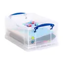 Really Useful Plastic Storage Box 9L Clear (Pack of 4) image 5