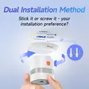 HEIMAN Mini Smoke Detector with 10 Year Battery Life, 85 dB Alarm, TÜV and EN14604 Certified Smoke Alarm Fire Alarm with Fire Alarm and Photoelectric Sensor (1) image 7