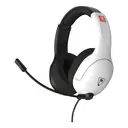 Turtle Beach Casque gaming filaire Airlite Fit pour Nintendo Switch, écouteurs 40 mm, micro antibruit basculant, coussinets maille jersey, connexion 3,5 mm, noir et blanc image 1