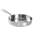 PURECOOK 304 Triple-Ply Stainless Steel Trimmed White-Gold Frying Pan Series | 1-Piece 20cm 304 Triple-Ply Stainless Steel White-Gold Frying Pan (Lid-Free, Trimmed Edges) image 0