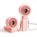 JISULIFE Life 7 Ventilateur portable 3-en-1 avec affichage LED - Rose image 1