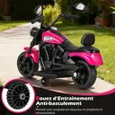 Moto électrique 6 V pour enfants, avec batterie rechargeable, moteur puissant, roues amovibles, démarrage à une touche, convient aux enfants de 3 ans et plus - Rose image 9