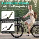Marathon 28" E-Bike Citybike - Bafang Mittelmotor, 36V 22.5Ah (810Wh) Akku, bis 160km, Hydr. Scheibenbremsen, 7-Gang, Damen & image 7