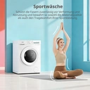 Comfee Waschmaschine 8 kg, mit Haustierhaarpflege-Programm und Dampffunktion, 16 Programme, Energieeffizienzklasse A-10%, Füllfunktion, leise und energiesparend, CF08EWP05W-HR, Weiß image 8