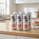 Genki Forest Eau pétillante saveur pêche blanche - Lot de 6 canettes, 330 ml image 2