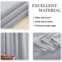 PONY DANCE Rideaux occultants à œillets, Largeur 117 x Hauteur 137 cm, Lot de 2 panneaux, gris argenté image 4