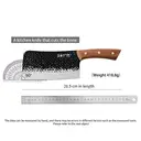 WANGMAZI Shenmu Series Xingyao Couteau hache pour os - 170 mm image 3