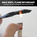 TAPEBEAR Lot de 10 rubans isolants noir - 19 mm x 20 m image 1