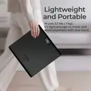 Sparoma AD-26 Gray-Black Electronic Scale – 2 AAA Batteries Powered (Batteries Not Included), 180kg Capacity, 0.05kg High Precision, 4mm Tempered Glass, LCD Display, Suitable for Bathroom, Bedroom and Home Use image 7