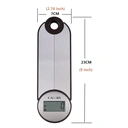 CAMRY Balance de cuisine électronique numérique pliable, 5 kg max - Argent/Noir image 1