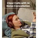 Edifier ES850NB Active Noise Cancelling Headphones, Over-Ear Bluetooth Headset, 92H Playtime, Wired & Wireless Hi-Res Audio Certified, Fast Charging Clear Calls for Home Office Travel image 3