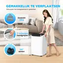 Humhold 12000 BTU mobiele airconditioner, 3,5 kW 3-in-1 AC-unit (koeling, ontvochtiger, ventilator), uiterst efficiënte slaapstand, automatische oscillatie met afstandsbediening, 24-uurs timer. image 6