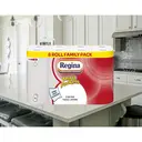 Regina Thirst Pockets Kitchen Roll, 2-Ply, 8 Rolls image 1