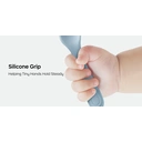 Bc Babycare Silicone Fork and Spoon 2 Pieces Green + Blue image 1