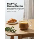 Ju7cer Transparent cup Glass Cup Tea Glasses Drinking Glasses Coffee Glass 280ml 1pc image 3