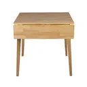 Dining Table Hanover Rectangle Extendable Drop Leaf Oak 76x61-97cm image 4