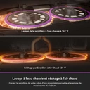 EUREKA J15 Pro Ultra Robot aspirateur 16200 Pa avec fonction de lavage à l'eau chaude, technologie anti-emmêlement et autonettoyage image 3