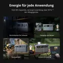DJI Power 1000 V2 tragbare Powerstation, 1024 Wh, 2600 W Solargenerator, LiFePO4-Akku, kompakte Größe, Schnellladung in 37 min von 0 % auf 80 % für Camping, Zuhause und Wohnmobile image 5