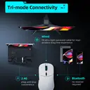 Thunderobot ML7 Souris ergonomique triple-modes - Blanc image 4