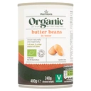 Morrisons Organic Butter Beans In Water 400g image 1