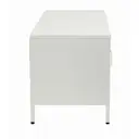 Interiors by Premier TV Unit Acier Metal White L:150cm image 4