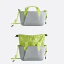 Beneunder LC699 Sac bandoulière extensible léger - Gris image 3