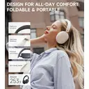 Edifier W800BT Pro Hybrid Active Noise Cancelling Headphones - Hi-Res Audio - AI Call Noise Cancellation - 45H Playtime - Fast Charging - Foldable - Wireless Over-Ear Bluetooth 5.4 Headphones image 8