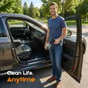 ATSHARK Handheld Vacuum Cleaner, Mini Portable Cordless Vacuum, 3000Pa Strong Suction, USB Rechargeable, for Car, Home and Office, H2216-1, Black image 4