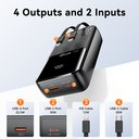 MOKiN MOPB0204 Batterie externe 30 W, 20 000 mAh, avec câbles doubles intégrés - Noir image 4