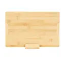 Zimatic Lot de 4 planches à découper en bambou avec support de rangement antidérapant image 1