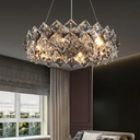 Homary Crystack Modern 6-Light Tiered Crystal Chandelier with Adjustable Cables image 2