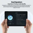 DOOGEE U11 PRO Android Tablets, 30GB RAM + 256GB ROM/2TB, Unisoc T7200 Octa-Core 11 Inch Tablet, 8580mAh Large Battery, 90Hz IPS Screen, 13MP+5MP Camera, Widevine L1/3.5mm Jack/Face Unlock/FM/OTG, Black image 6