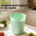 Vivreal Abbaubarer Müllbeutel – Grün 10 l (100 Stück) | TÜV & BPP Doppelzertifizierung, superrobust, auslaufsicher, umweltfreundlicher Müllbeutel aus Maisstärke image 1