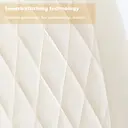 CLIPOP Dining Chairs Set of 2 Velvet Kitchen Chairs with Metal Legs Padded Counter Leisure Reception Chair for Dining Room Living Room Bedroom 0398 cream 47*45*88.5cm image 7