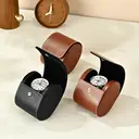 Oirlv Boîtier à montre de voyage 1 emplacement - Cuir noir image 4