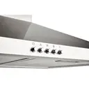 Haden HCH61X 60cm Chimney Cooker Hood - Stainless Steel - C Rated image 1