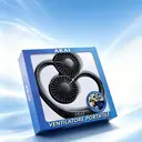 Akai Blow Tragbarer Sport-Nackenventilator, Schwarz/Weiß Zufällige Farbe image 1