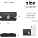 Miss Lulu Women's PU Leather Waterproof Fashion Backpack with Long Purse, Medium Black for School Work Travel image 2