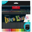 Faber-Castell Boîte de 50 crayons de couleur Black Edition image 0