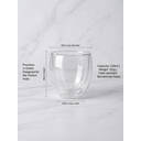 Ju7cer Glass Cup Tea Glasses Drinking Glasses Coffee Glass 220ml 1pc image 5